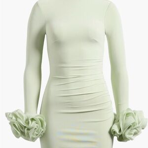 House of CB Camilla Ruffle Cuff Long Sleeve Body-Con Minidress (Long Version)